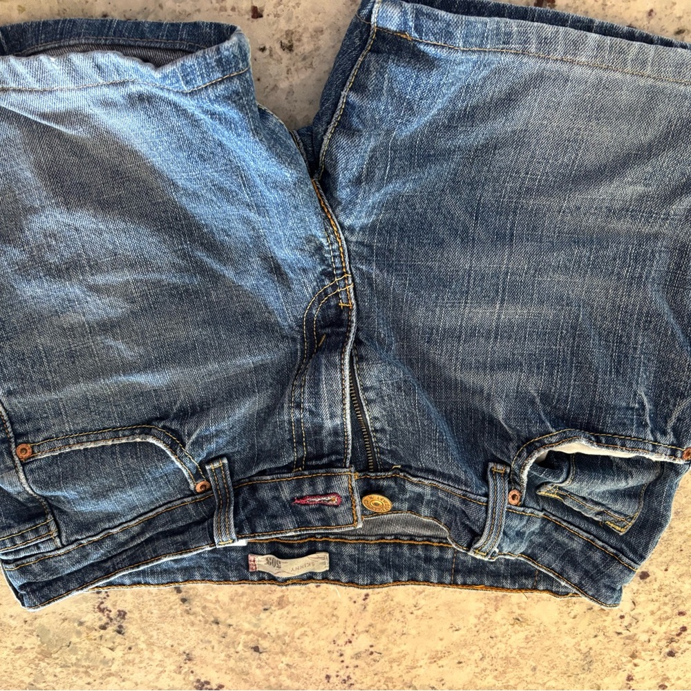 Levi's Blue Denim Jean Shorts